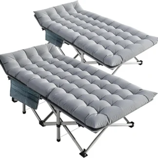 Cuna plegable para acampar para adultos, cuna para dormir resistente para adultos, portátil para dormir