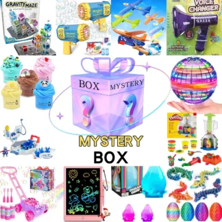 Caja ciega de juguete misterioso, colección sorpresa para niños, materiales seguros, juguetes divertidos únicos de varios estilos para regalos de vacaciones
