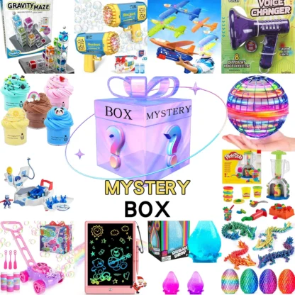 Caja ciega de juguete misterioso, colección sorpresa para niños, materiales seguros, juguetes divertidos únicos de varios estilos para regalos de vacaciones