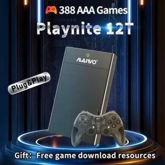 Consolas de juegos portátiles Playnite 12T para N64/Switch/PS4/PS3/PS2/WII disco duro externo portátil para juegos integrados 388 juegos de PC AAA