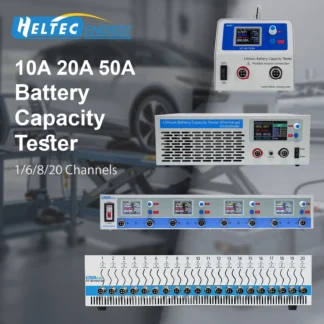 Probador de batería 10A 20A 50A, probador de carga de 1/6/8/20 canales, carga o descarga para batería Lipo/Lifepo4/acido de plomo/Nimh