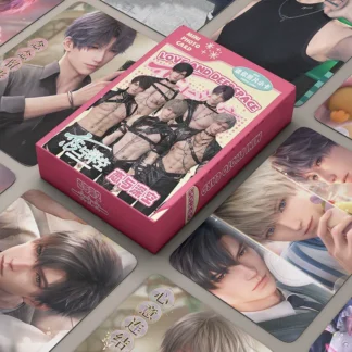 50 unids/set juego de amor y espacio profundo tarjeta láser Lomo Caleb Sylus Zayne Mini tarjetas fotográficas colección de Fans regalo