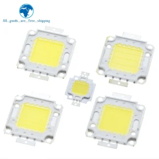 Blanco/blanco cálido 10W 20W 30W 50W 100W Chip de luz LED DC 12V 36V COB integrado lámpara LED Chip DIY reflector bombilla