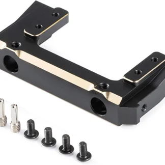 Soportes de parachoques delantero SCX10 II de latón, soporte Servo de 86g para 1/10 RC Crawler Redcat Gen 7 Axial SCX10, actualizaciones de chasis LCG de Metal