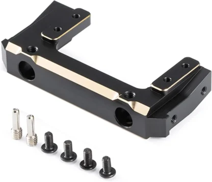 Soportes de parachoques delantero SCX10 II de latón, soporte Servo de 86g para 1/10 RC Crawler Redcat Gen 7 Axial SCX10, actualizaciones de chasis LCG de Metal