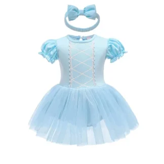 Vestido de princesa de Ballet para niña, traje de actuación, ropa de Halloween, K21, novedad de verano