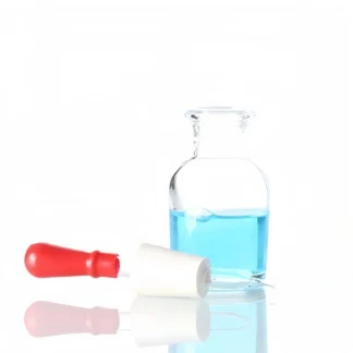 Botella cuentagotas alcalina transparente de 60 ml con punta de goma - JVLAB cuentagotas de líquido de plástico aceite esencial laboratorio manualidades DIY