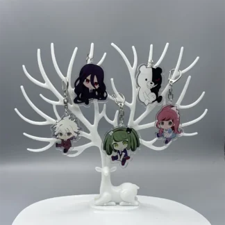LLavero de Anime Danganronpa de 6CM, modelo de Cosplay, dijes de personajes, accesorios de adorno, colección de productos, regalos