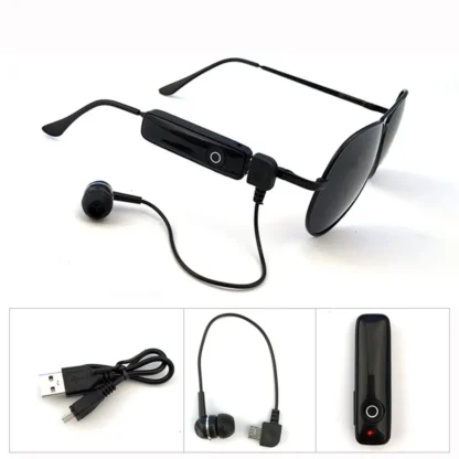 Auriculares inalámbricos con Bluetooth portátiles, gafas de sol polarizadas con espejo de rana ultrafino, auriculares inteligentes, envío directo