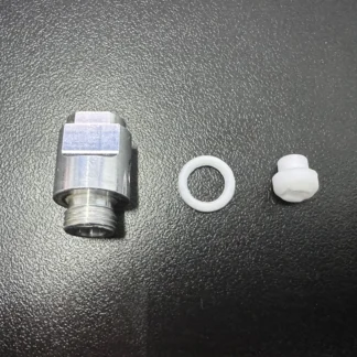 Juego de núcleo de válvula doble Moka Pot Universal para accesorio de olla Mocha de válvula doble de 2/4 tazas, anillo de sellado de núcleo de válvula y tapón de refuerzo.