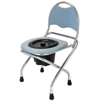 Silla cómoda de acero inoxidable, inodoros portátiles para exteriores, inodoro de hospital para ancianos