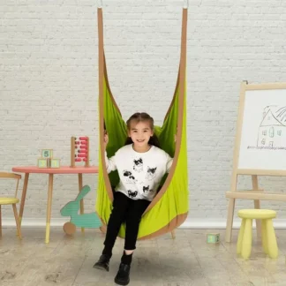 Hamaca para niños, silla para niños, columpio, columpio, asiento de hamaca suave y cómodo, columpio acogedor, silla, hamaca, asiento colgante