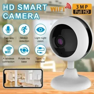 Visión nocturna infrarroja intercomunicador bidireccional vigilancia seguridad hogar inteligente Monitor de bebé 1080P cámara interior inalámbrica inteligente