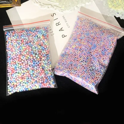 1 bolsa de cuentas de espuma coloridas, cuentas de poliestireno coloridas, bolas de espuma, manualidades, decoraciones para fiestas, Cajas de Regalo, jarrón, relleno de globos Bobo