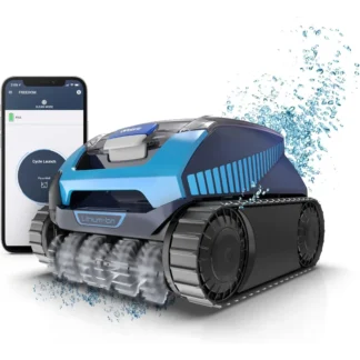Limpiador robótico de piscinas inalámbrico Polaris Freedom, sin cables para todas las piscinas empotradas de hasta 50 pies, cuatro modos de limpieza