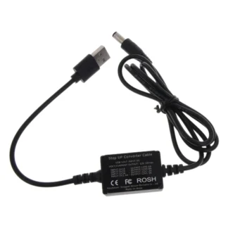 G6DC USB a DC5.5x2.1 mm Rounds Line Routers Cable 5V a 12 V Cable alimentación del cable carga
