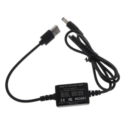 G6DC USB a DC5.5x2.1 mm Rounds Line Routers Cable 5V a 12 V Cable alimentación del cable carga