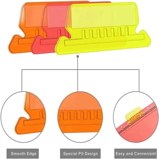 J1UL1N 360 Uds. Pestañas para carpetas colgantes de 2 pulgadas y insertos de 120 rejillas para una identificación rápida de archivos colgantes insertos para archivos colgantes