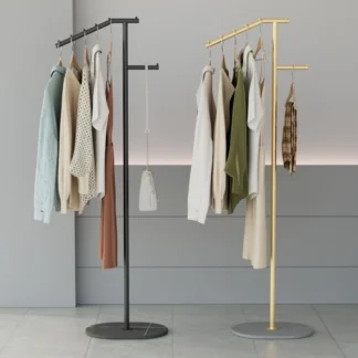Perchero moderno de lujo ligero para dormitorio, sala de estar, muebles para el hogar, colgador de ropa Premium, organizador, almacenamiento en armario