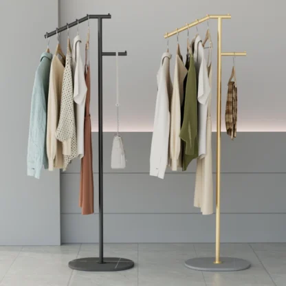 Perchero moderno de lujo ligero para dormitorio, sala de estar, muebles para el hogar, colgador de ropa Premium, organizador, almacenamiento en armario