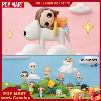 Caja misteriosa genuina de la serie Pop Mart Nyota'S Fluffy Life, adornos para el hogar, figura de acción, juguete bonito para niños, regalo especial de moda