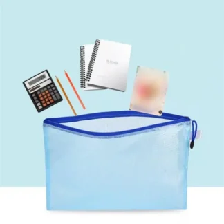 Bolsa impermeable con cremallera A4 A5 B4 B5 B6, bolsa transparente para documentos, productos para archivar bolígrafos, carpeta de bolsillo, suministros escolares y de oficina, 1 ud.