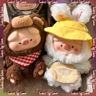 Genuino Piko Pig misterioso vista carta serie Kawaii vinilo cara muñeca caja ciega lindo juguete de peluche regalo de cumpleaños coleccionable