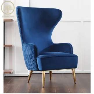 Sillón azul del salón del sillón de la muebles del proyecto del hotel de la estrella de lujo