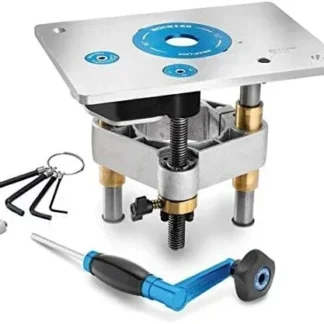 Venta caliente. Elevador de enrutador profesional (8-1/4'' x placa de 11-3/4'') – El kit incluye placa de enrutador de aluminio, anillo de inserción. NUEVO