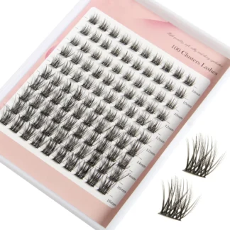 IGUIONSS maquillaje DIY grupos de pestañas C/D rizo extensión de pestañas postizas grupos de pestañas delgados en el hogar herramienta de maquillaje pestañas