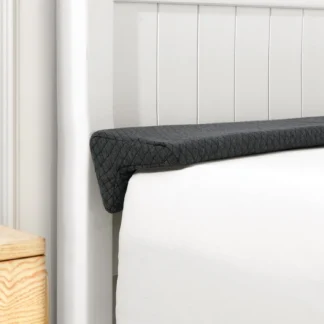 Cuña de almohada para cabecera, espacio para cerrar el espacio 0-6", relleno de huecos de colchón de cama de espuma, almohada de respaldo para dormir (Queen,