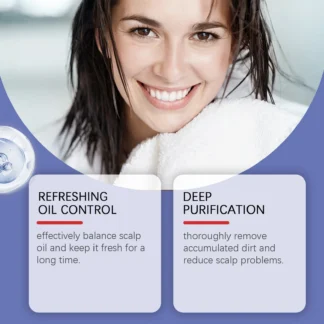 Cuidado del cabello Champú Nippori Limpieza anticaspa refrescante para brindar humedad intensa