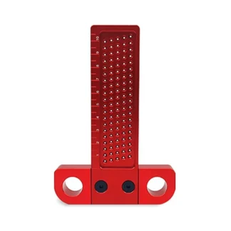 ABAC-trazador de carpintería T100, regla tipo T, regla de trazado de agujeros, indicador de marcado de dibujo de línea, herramientas de medición DIY