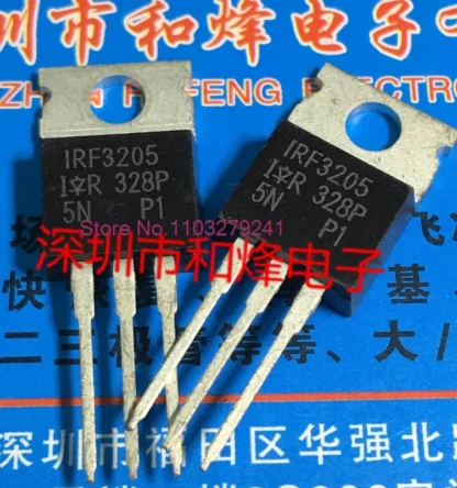 (10 unids/lote) IRF3205 IRF1010E IRF2807 IRFZ48N IRFB3207 IRF1018E. Stock original en stock