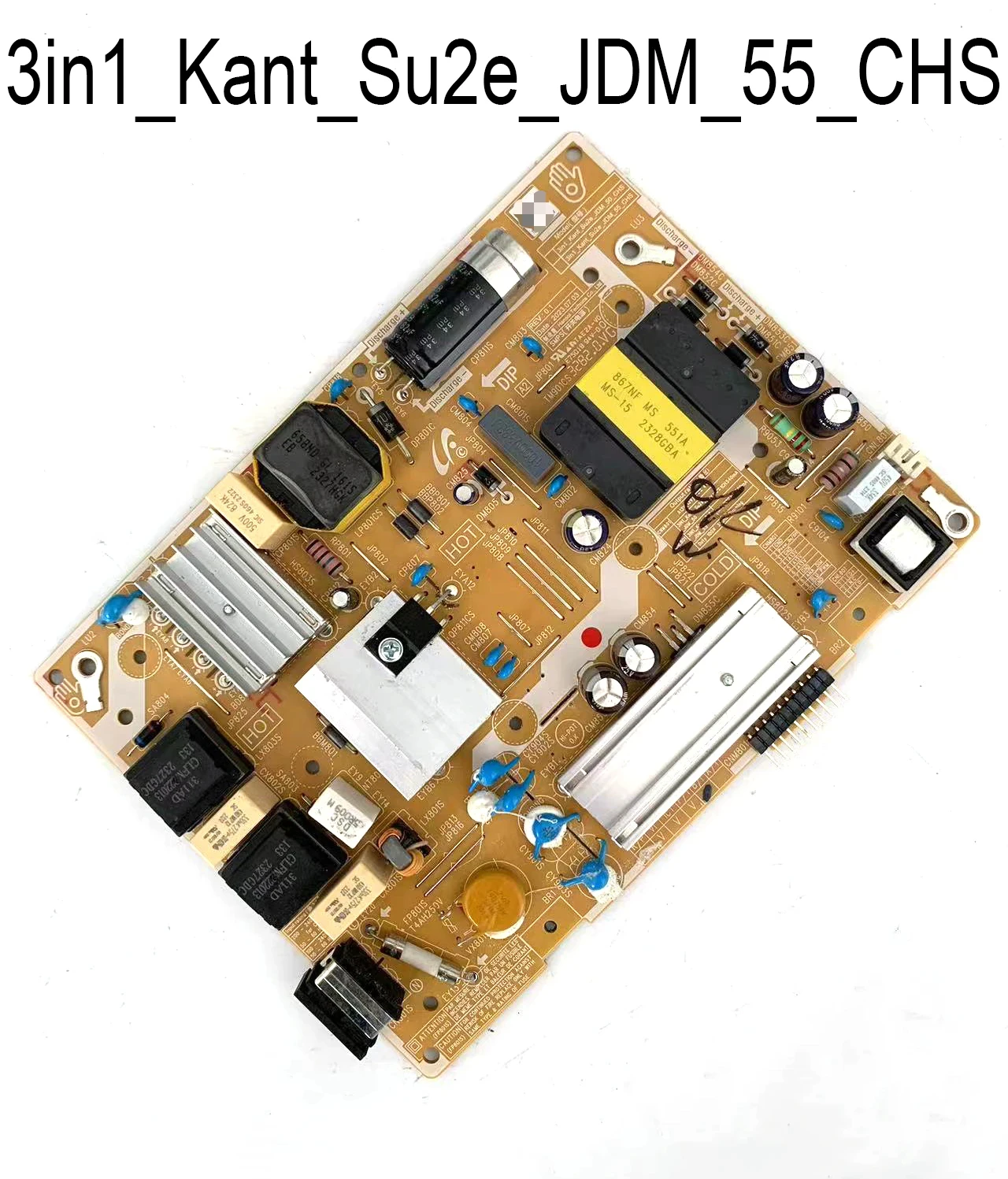 Placa de fuente de alimentación original, probada, funciona normalmente, adecuada para TV de 55 "y 55"