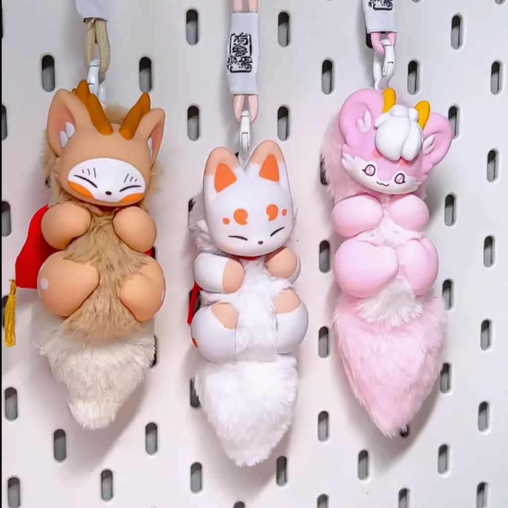 Nueva bestia auténtica muñeca de Animal mítico caja ciega sorpresa espíritu circundante colgante de coche móvil juguete hecho a mano regalo coleccionable