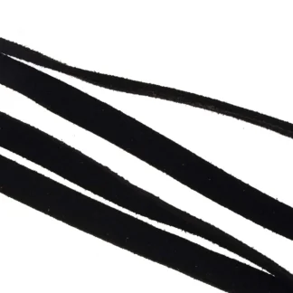 Hilo de 10m para hacer pulseras, llaveros, artículos a granel, lotes al por mayor, cordones de terciopelo negro de 8mm de ancho, accesorios de joyería de cuero de imitación