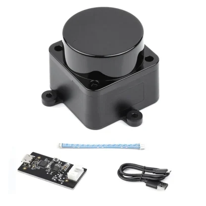 1 Uds. Negro para DTOF Lidar LD19 Kit de Radar 360 ° Sensor de rango de tiempo de vuelo TOF de resistencia de frecuencia 4500Hz del escáner de radar de alcance