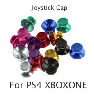 100 Uds = 50 pares para Playstation 4 PS4 XBOXONE aleación de Metal de aluminio 3D analógico basculante Joystick tapas de palanca de pulgar