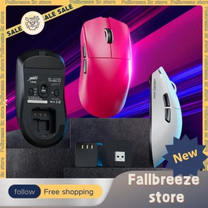 Ratón inalámbrico Leop M9, ratón Tri Mode personalizado Paw3395 8000Hz, ratón ligero para juegos, accesorio para PC reemplazable con batería, reproductor FPS