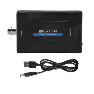 Adaptador convertidor A88X BNC a HDMI hembra CVBS BNC HDMI coaxial 1080P salida HDCP gancho cámara de seguridad DVR vigilancia