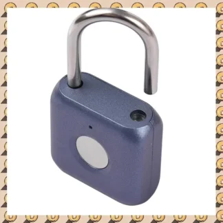 Mini candado de huella digital A003, candado de huella digital recargable por USB, 20 huellas dactilares, candados de seguridad antirrobo a prueba de salpicaduras IPX2