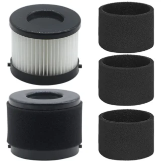 A35T-49-90-0160, 49-90-1951 Filtros para aspiradora compacta Milwaukee 0882-20 M18, paquete de 2 filtros HEPA y paquete de 4 filtros de espuma