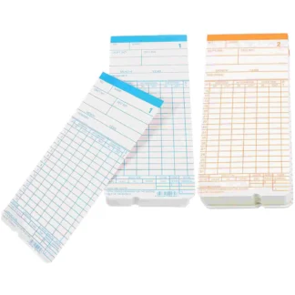 Función de reloj de papel de asistencia, tarjetas de uso de oficina, suministro de hora semanal de doble cara