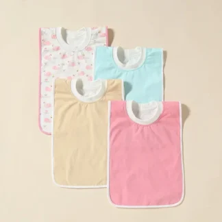 Baberos impermeables para toallitas faciales, toallitas para enjuague bucal, ropa no húmeda, jerséis de algodón puro para bebé, almacenamiento portátil