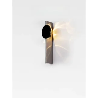 Ojo de Ángel minimalista italiano, lámpara de pared de cabecera giratoria para dormitorio, atmósfera corrugada de pared de fondo de sala de estar de diseño