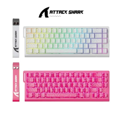 Teclado X68HE ATTACK SHARK, teclado mecánico magnético para jugar RGB 8K 0,01mm RT, precisión 128K, escaneo, accesorios para juegos de deportes electrónicos