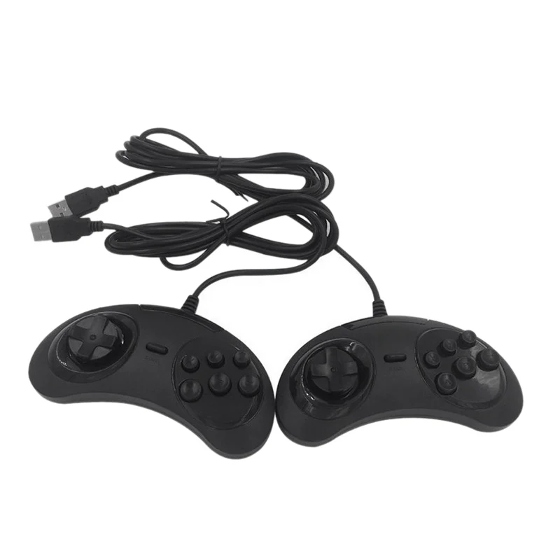 Controlador de juego AM-USB Gamepad 6 botones para soporte de Joystick para juegos USB para Gamepads de unidad de PC