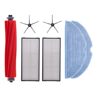 7 Uds para Roborock S7 T7S HEPA accesorio de filtro cepillo principal desmontable paño de mopa Cepillo Lateral pieza de aspiradora