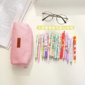 Estuche pequeño para lápices, estuche para lápices para estudiantes, monedero, bolsa de cosméticos, organizador de papelería de oficina para adolescentes, niñas y niños, suministros escolares